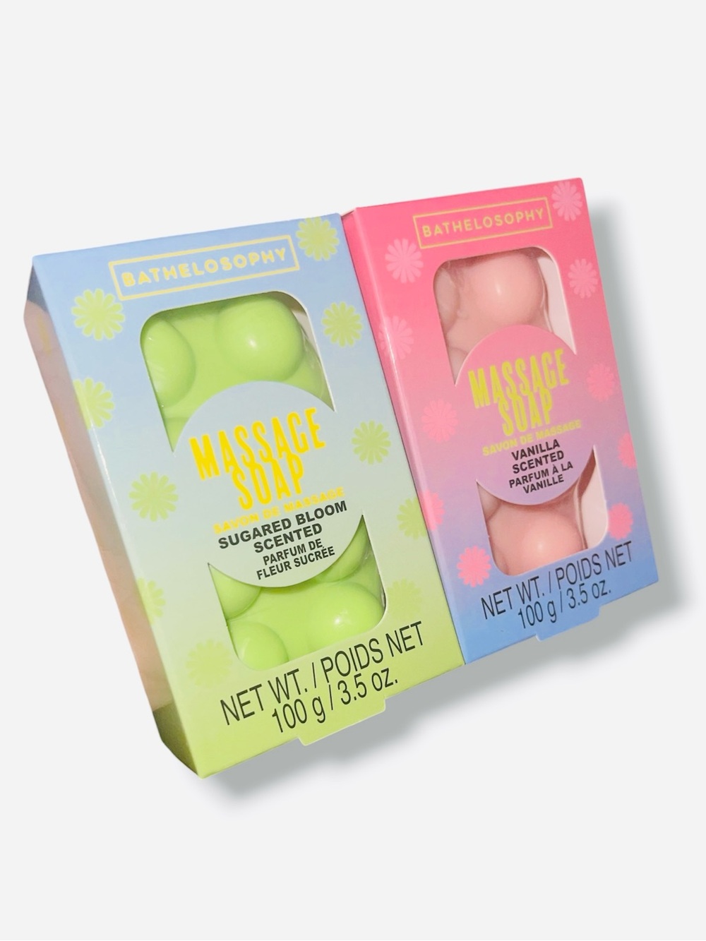 2pc. Massage Soap-Sugared Bloom and Vanilla
